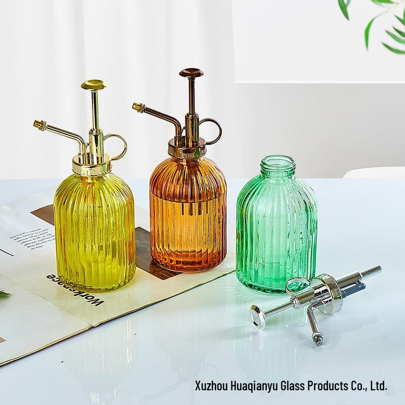 Retro Sunflower Stained Glass Spray Bottle for Gardening