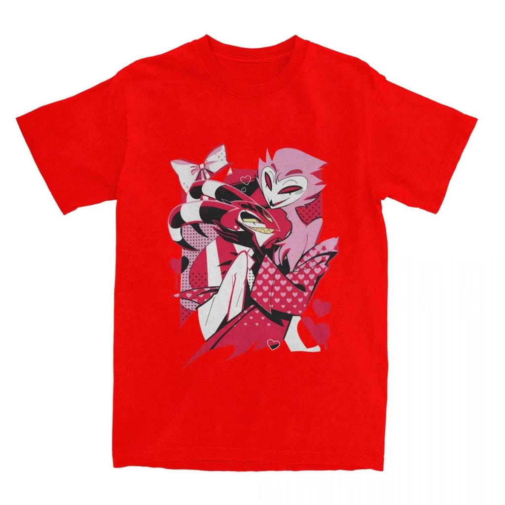 Cartoon T-Shirt for Men Crew Neck Cotton T Shirt Blitzo X Stolas Short Sleeve Tee Shirt Plus Size Clothing