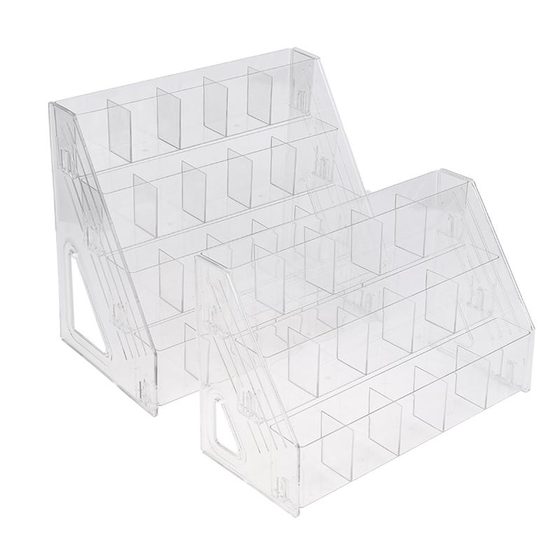 3/4/5 Layer Watercolor Pencil Storage Rack Desktop Large Capacity Partition Stationery Shop Storage Rack Marker Pen Storage Box