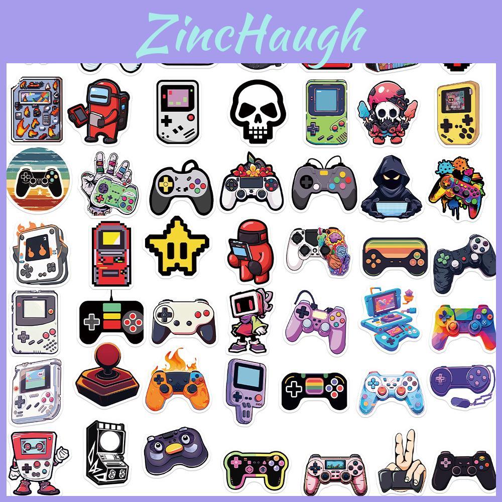 Adorable Cartoon Gamepad Decals Stick Them Anywhere! Guitar Notebook Suitcase And More! Perfect For Diy Projects Characters)