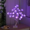 Rose Flower Tree Lights Willow Table Lamp Decor 18 Colors Changing for Home Wedding Party Christmas Bonsai Tree Night Light Gift
