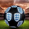 England Football Indoor Soccer Ball Colorful Machine Stitched PVC Size 5 Team Training Competition Ready Durable High-Bounce Cool Sports Gift