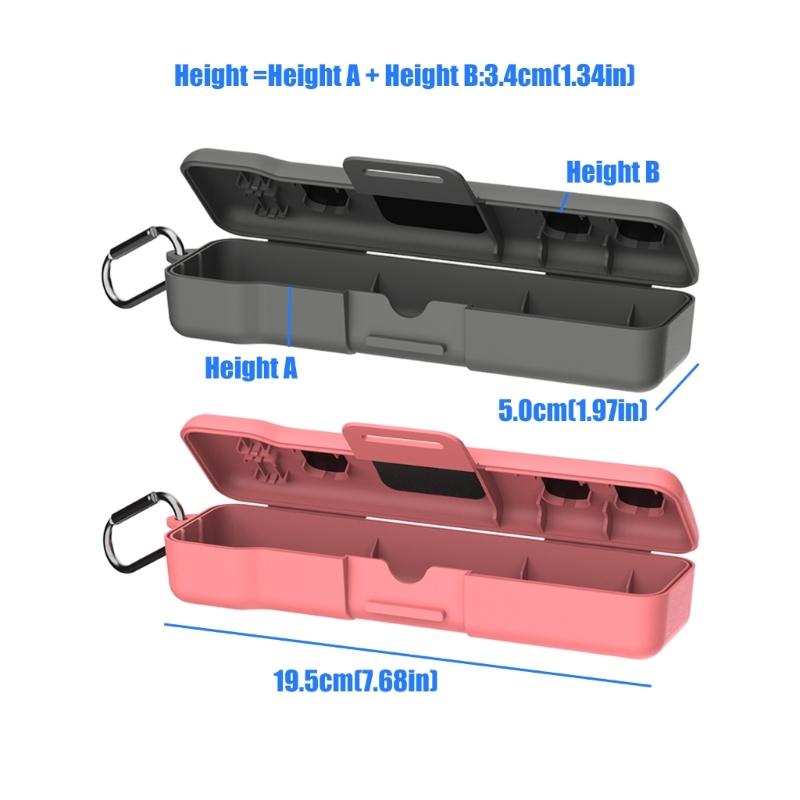 Compactly Plastic Storage Case For Pocket 3 Camera Shell Organizers Box With Magnetic Filter Slots And Memory Card Slots