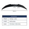 Infiniti Q50/Q50S PSM Model Carbon Fiber Rear Spoiler Air Deflector