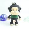 Kawaii Children Car Cute Cartoon Gift Bags Accessories Toy Keychain Keyring Monkey with LED Light