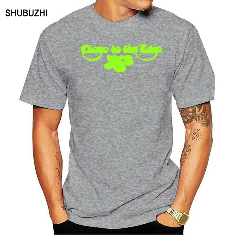 

Yes T Shirt Close To The Edge Band Logo new Official men cotton tshirt summer brand teeshirt euro size 4XL