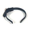MIUMIU crystal Hair band head band Katyusha Satin Black