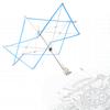 Blue Knitting Umbrella Winder   Craft Woolen Yarn Wve Device