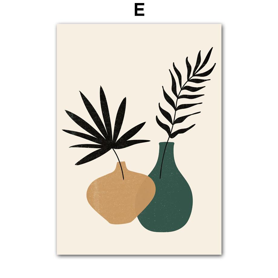 

Бохо Геометрические фигуры Листья Солнце Постеры и принты Холст Картина Скандинавские абстрактные настенные картины Гостиная Домашний декор 21X30cm No Frame