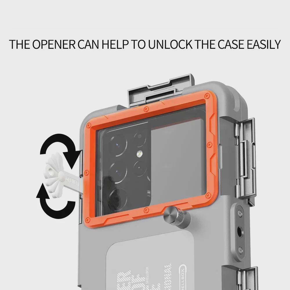 Huawei Mate50 Pro Waterproof Diving Case - 15m Underwater Photo & Video Protection