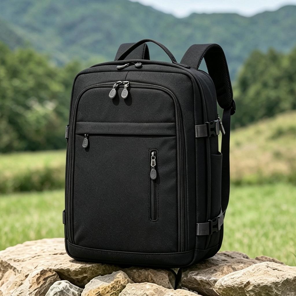 Schoolbag Large Capacity Fashion School Bag Women's Trend Premium Sense Backpack Light Commuter Computer Bag Men's Travel Backpack