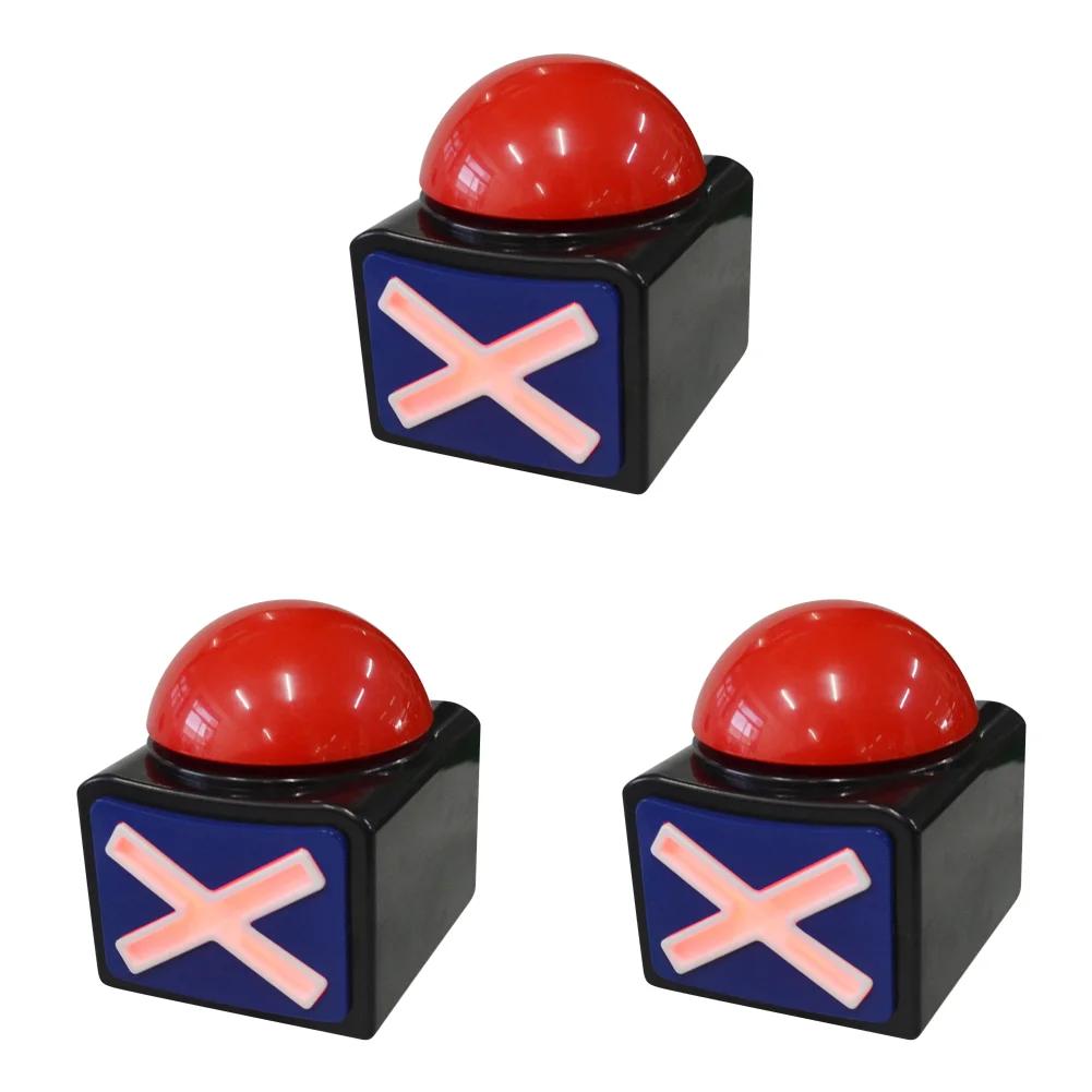 Game Answer Buzzer Alarm Button With Sound Light Alarm Sound Play Button Red Trivia Quiz Got Talent Buzzer Educational Answer