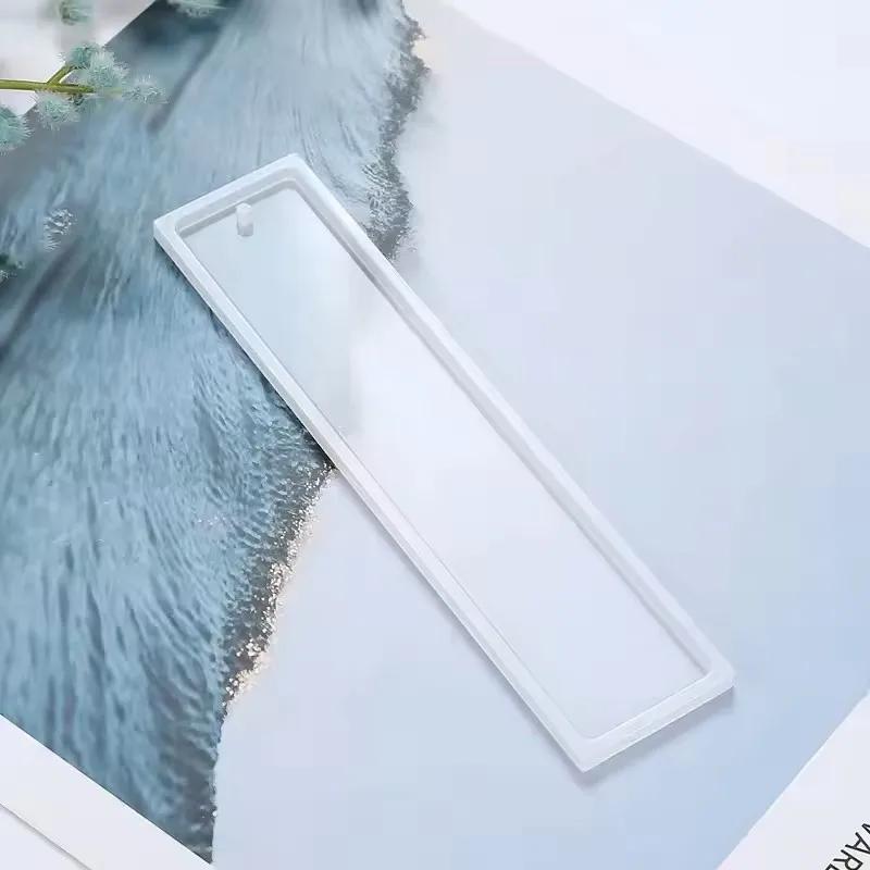 Прямоугольная силиконовая закладка смоляная форма DIY закладка формы изготовление эпоксидной смолы ювелирные изделия DIY ремесло силиконовая прозрачная форма