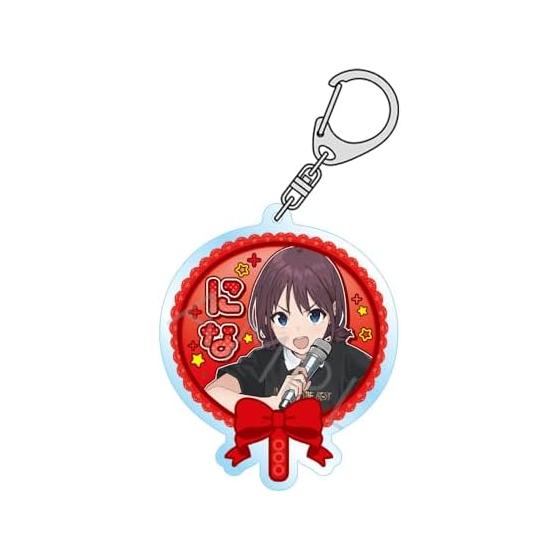 TV Anime  Girls Band Cry  [Inosera Nina] 5th Acrylic Keychain ZB Approx. 7cm Square Transparent Acrylic