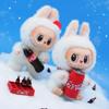 1:1High Quality Macaron 3nd The Monsters Labubu Sitting Party Vinyl Plush Blind Box Decorative Surprise Box Doll Collection Gift