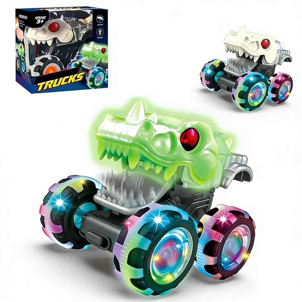 

Truck Toy Motion Activated Light-Up Cars Press & Go Cars for Boys Girls Gifts Truck Toy Mon-ster Truck Toy