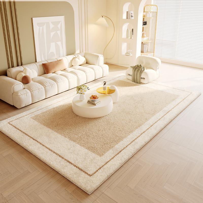 VIKAMA Cream Wind Carpet Living Room 2025 New Sofa Coffee Table Blanket Household Winter Thickened Anti-Slip And Dirt Floor Mat