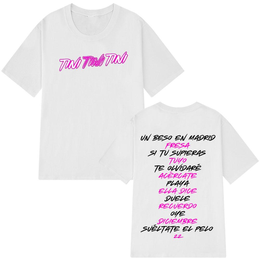 2025 Sommer Heißer Verkauf Tini Mode Druck T-Shirt Herren Damen Ästhetisches Kawaii T-Shirt 100% Reine Baumwolle Bedrucktes T-Shirt Übergroßes Oberteil