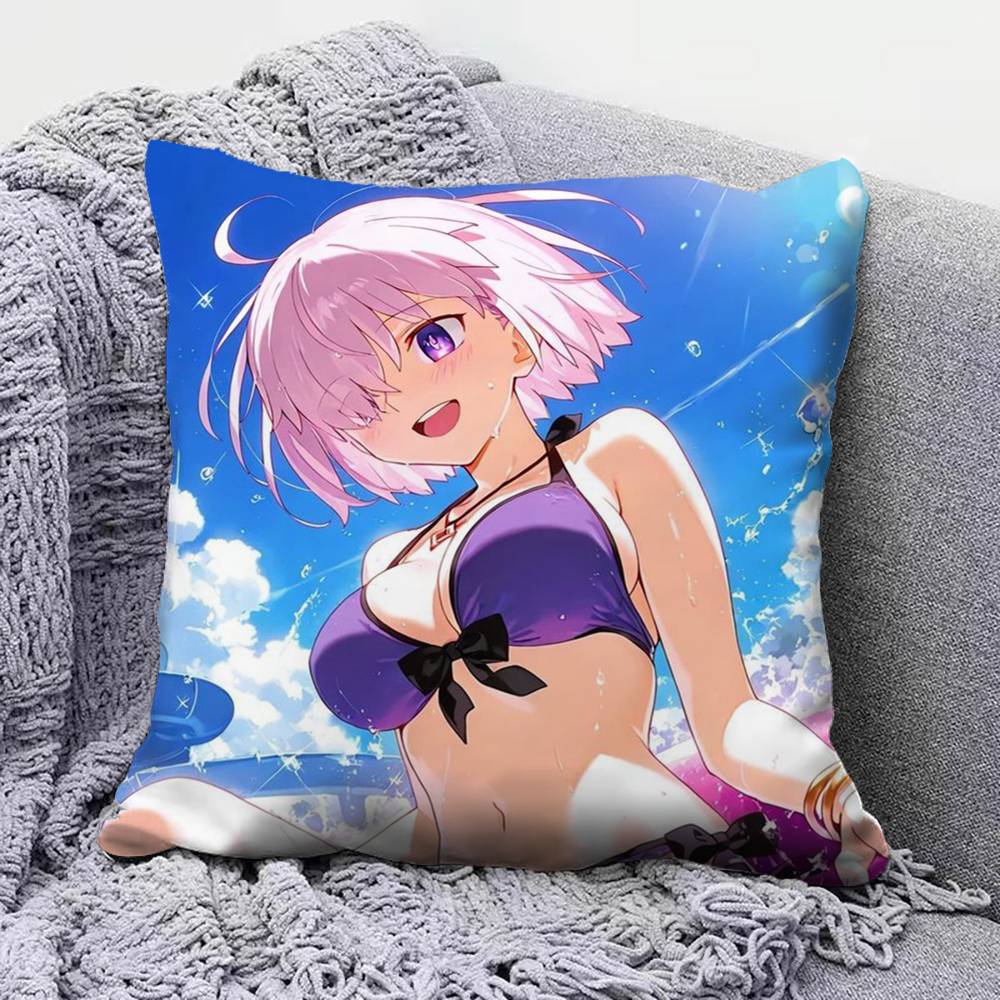 Mashu Kyrielight Fate Grand Order Pillow Covers, Home Sofa Cushion Covers And Aecorative Custom