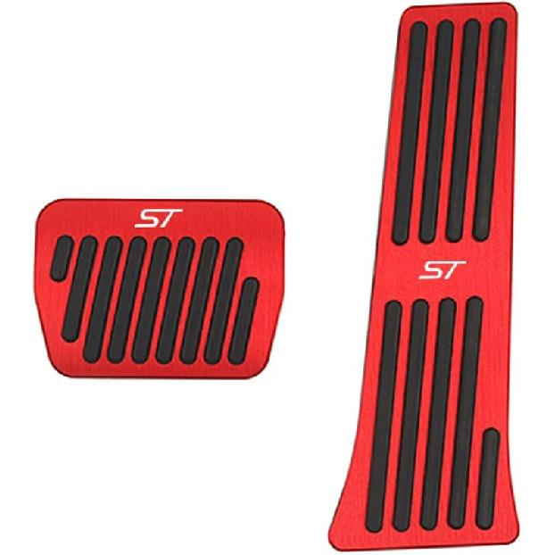 For Ford Explorer 2025 2024 - Aluminum Performance Pedals Set Non-Slip Accelerator And Brake Pedals Cover No Drill Brake Gas Accelerator Accessories