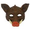 3D Realistic Wild Boar Face Mask PU Foam Pig Face Cover Dress Up Party Animal Cosplay Rave Mask Halloween Masquerade Party Props