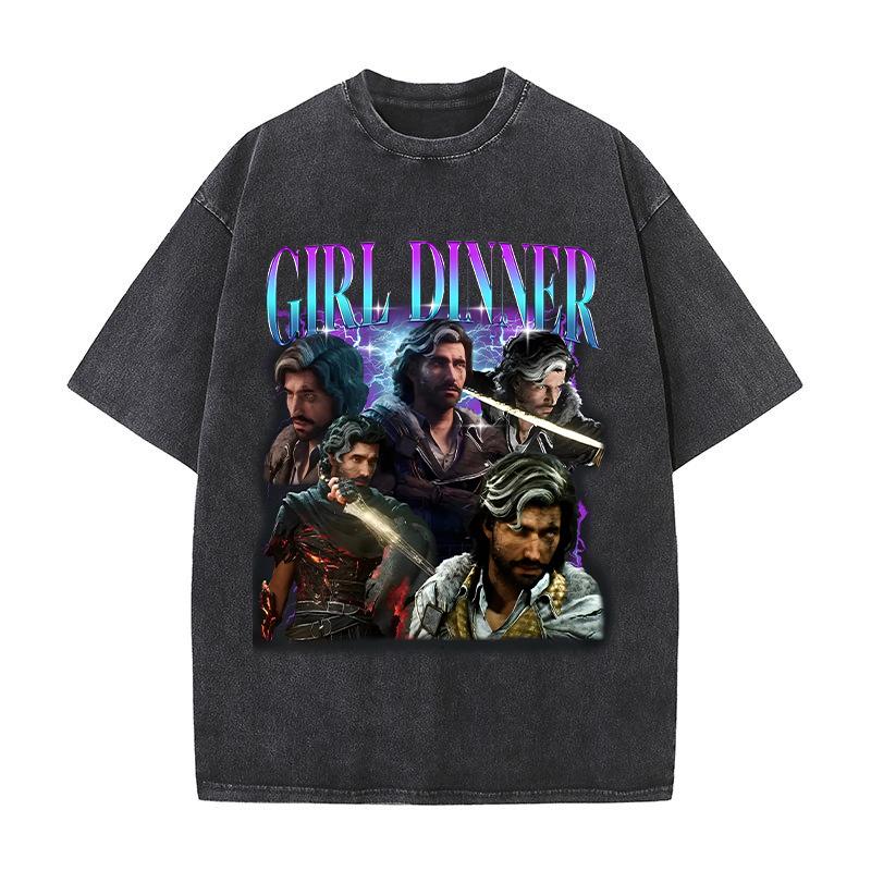 

Cotton Washed Game T-shirt Clair Obscur Expedition 33 Print Men Women Streetwear Vintage Short Sleeve Game Fan Gift Tshirt S