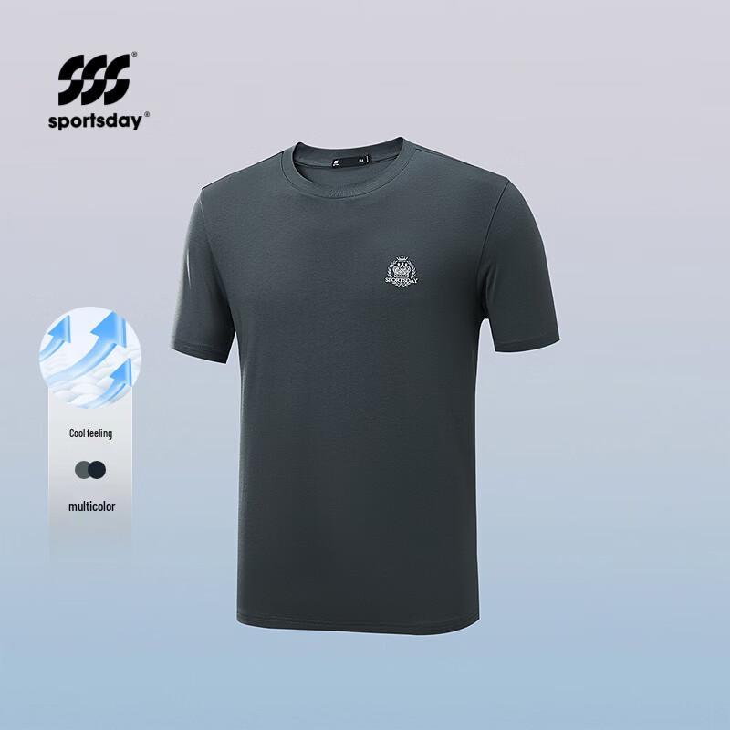 HLA Men s Sport Cooling Short Sleeve T-shirt L