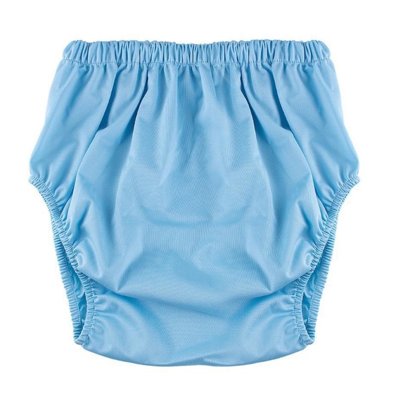 Water Resistant Adult Diaper Cover with Elastic Leg Openings Washable Incontinence Pants for Enhances Leak Protection