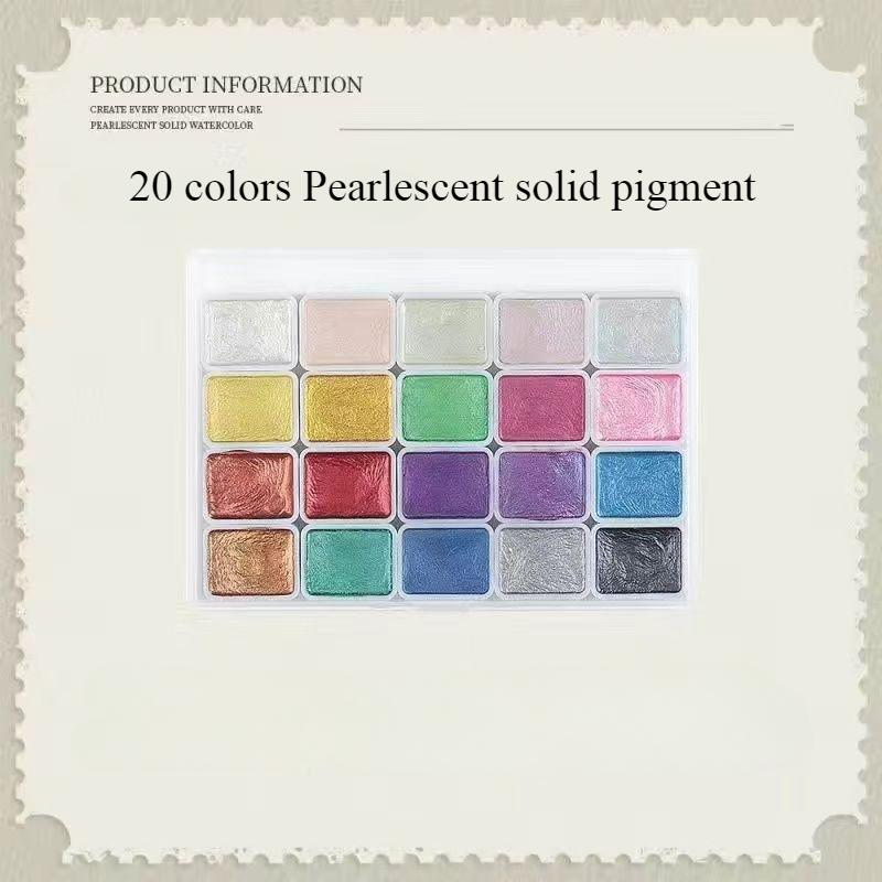 

Перламутровые акварельные пигменты, Акварельная живопись, Твердая металлическая упаковка, Традиционная китайская живопись, Нейл-арт, Тханка, Гол