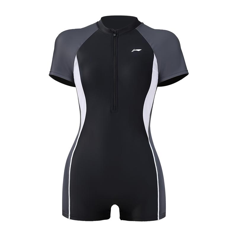 Li Ning Square Leg One Piece Swimsuit Women s LNYY092 L
