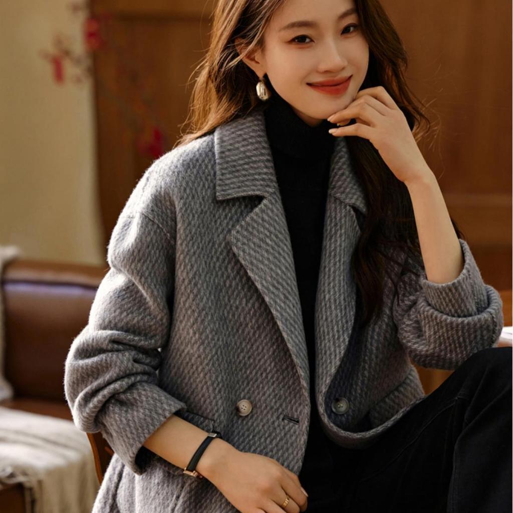 Simple Commuting Versatile Wool Handmade Double-sided Wool Coat New Winter Wool Coat