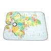 Waterproof Salon Large Hair Cutting Cape Adjustable Professional Map Print Stylist Hairdresser Apron for Adults