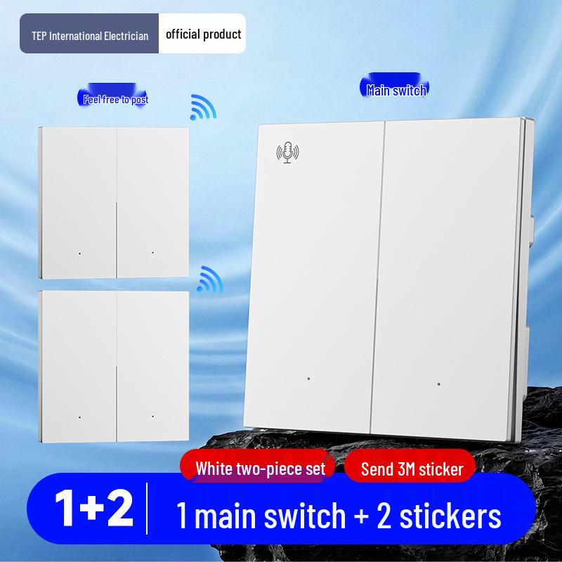 Smart Voice-Controlled Wireless Light Switch Panel