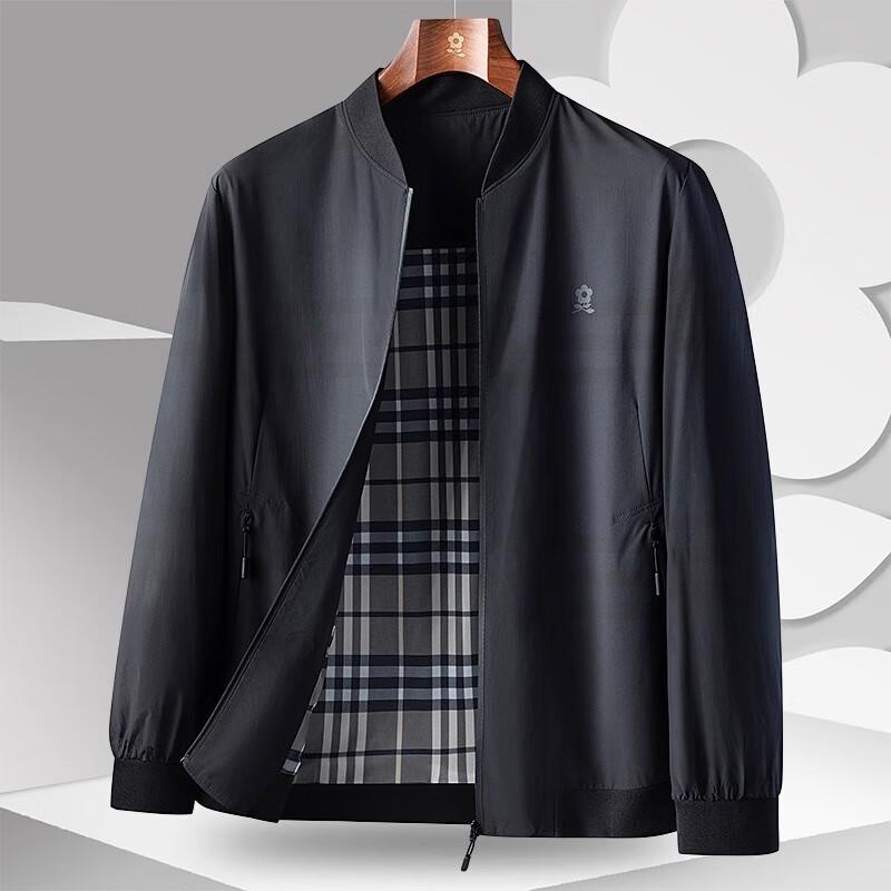 

MONTAGUT Men s Business Anti-Wrinkle Turn-down Collar Jacket 2XL