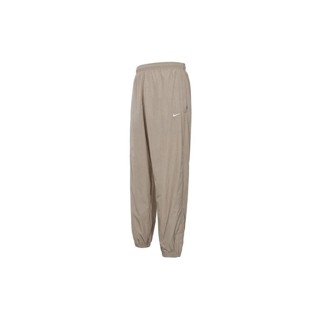 Nike Embroidered Logo Elasticated Long Sports Pants Men Bottoms Khaki CD6544-247