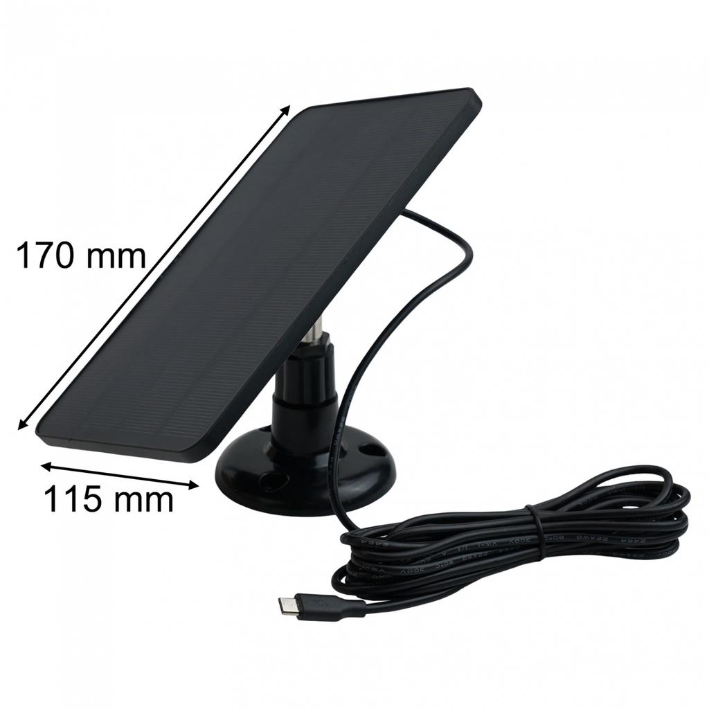 For Blink Camera Solar Panel Charger 4W with Adjustable Mounting Option