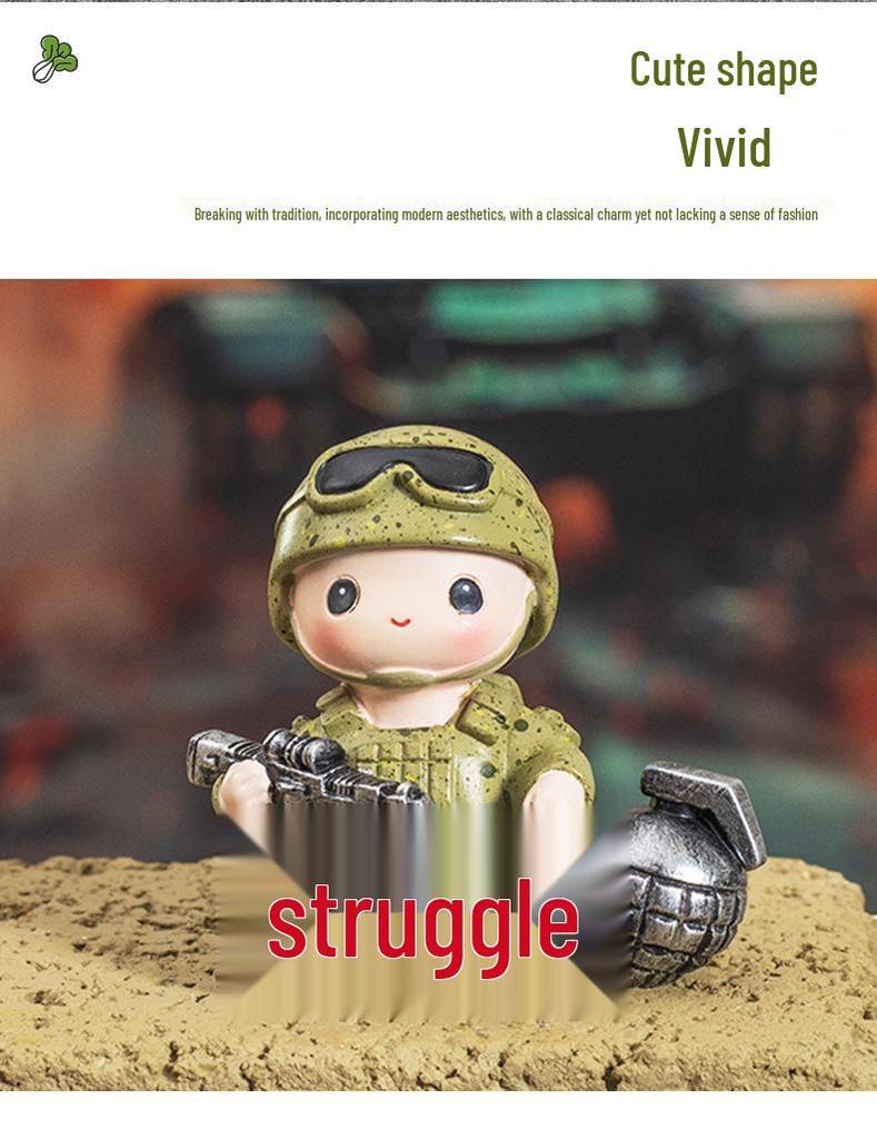 Creative Soldier Phone Stand Military Souvenir Birthday Gift Party Favor