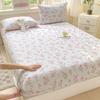 100% Cotton Bed Sheets Flower Printed Fitted Bed Sheet On Elastic Single/Queen/King Pure Cotton Bedsheets Sabanas Matrimoniales