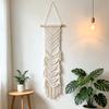 Bohemian-style multi-layered fringed woven wall hanging, hand-woven macaron tapestry, Bohemian-style room décor