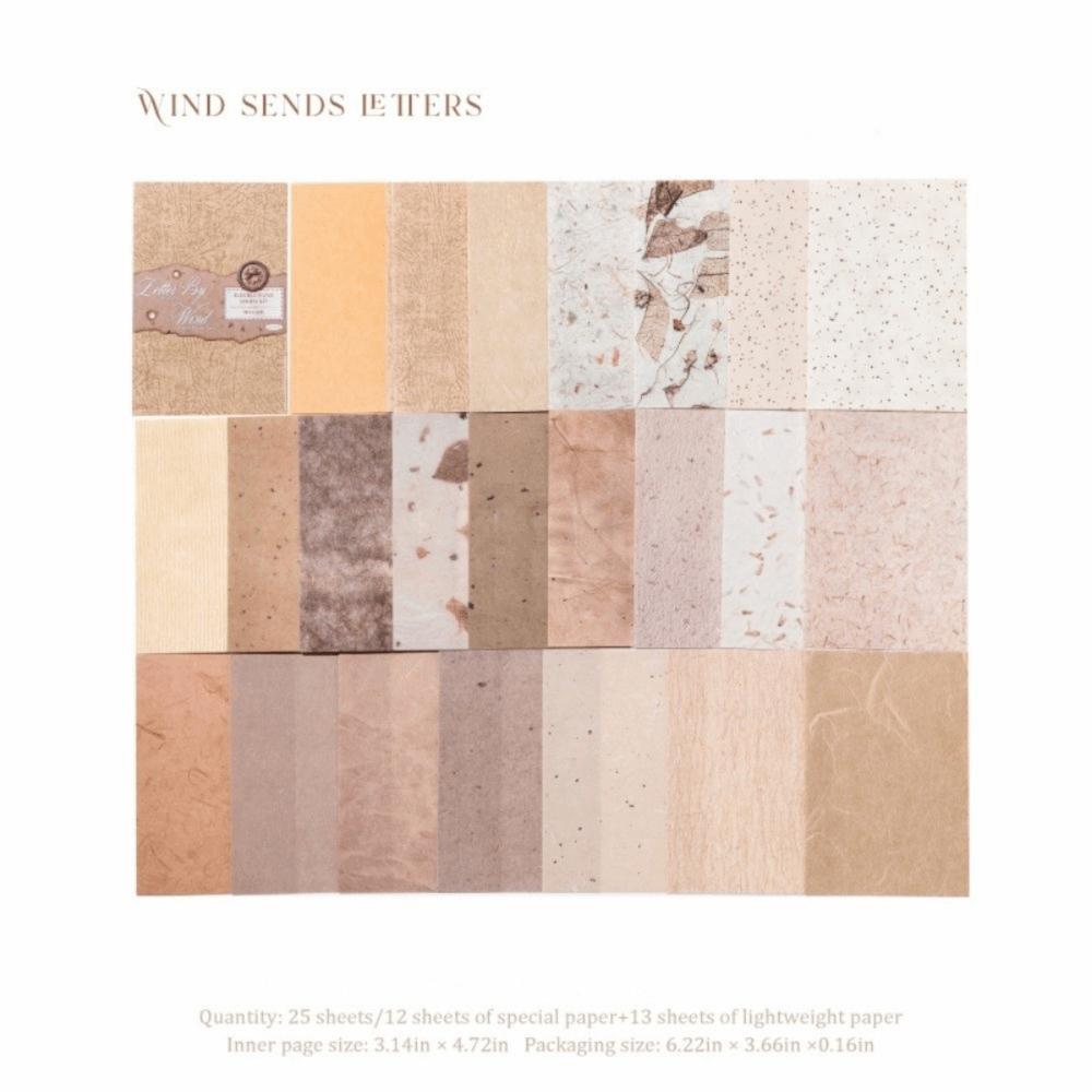 

Craft Paper Memo Pad Morandi Pastel Texture Planner Sticker School Office Supplies Style A