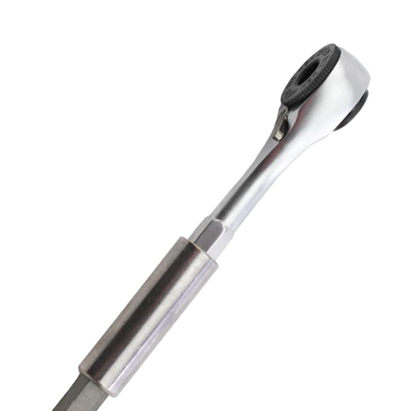 Mini Ratchet Drill Socket Small Repair Installation Tool for Daily Maintenance Bike Short Handle Reversible 72 Tooth