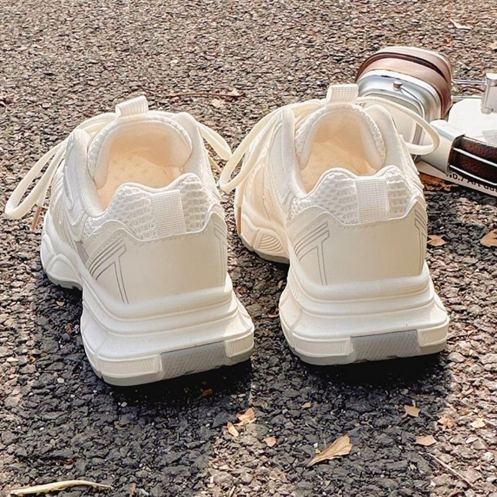 Daddy shoes women's breathable mesh 2025 new spring and summer fashion white shoes casual sports women's shoes explosion