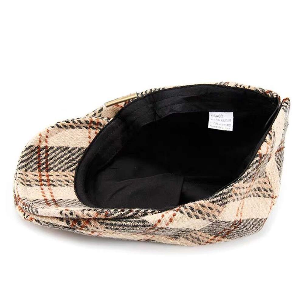 Croogo Hunting Trendy Hunting Classic Herringbone Perfect for Unisex Men's Cap, Cap, Pattern, Fall/Winter Golf, Casual, Outdoor, Simple, (G-BL26-Dark