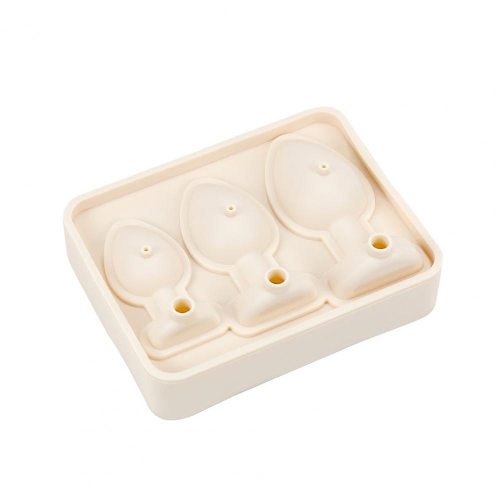 Unique Drink Accessory Novelty Ice Mold Humorous Butt Plugging Ice Cube Tray for Whiskey Cocktails Candy Funny Diy for Party