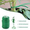 1 Stück 8m/10m Gartendrahtbinder Pflanzenbindfaden Grün Flexibel Biegsam Gartenstützdraht Kabelbinder Wiederverwendbar Kunststoff Pflanzenfaden
