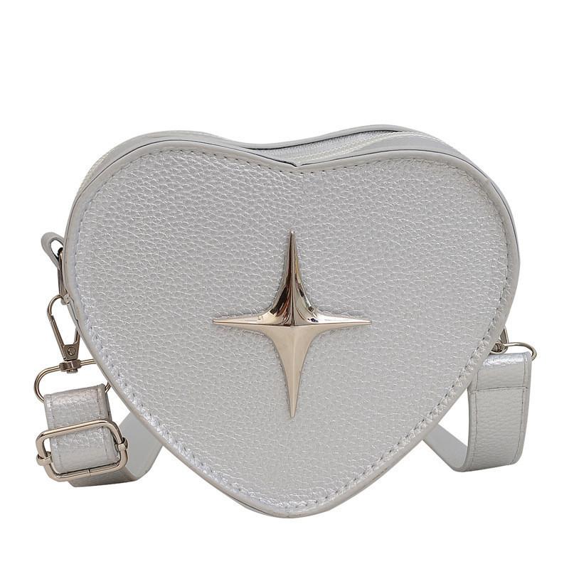 Trendy Heart Shaped Mini Crossbody Bag For Women In Chic Design Ideal For Daily Use