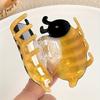 [Adorable Bee Hair Claw] New High-Quality Hair Claw, Creative Cute Half-Updo Hairpin, Bun Clip, Adorable Bee Hair Claw Accessory