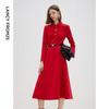 LANCY Vintage Hepburn A-line Long Sleeve Dress