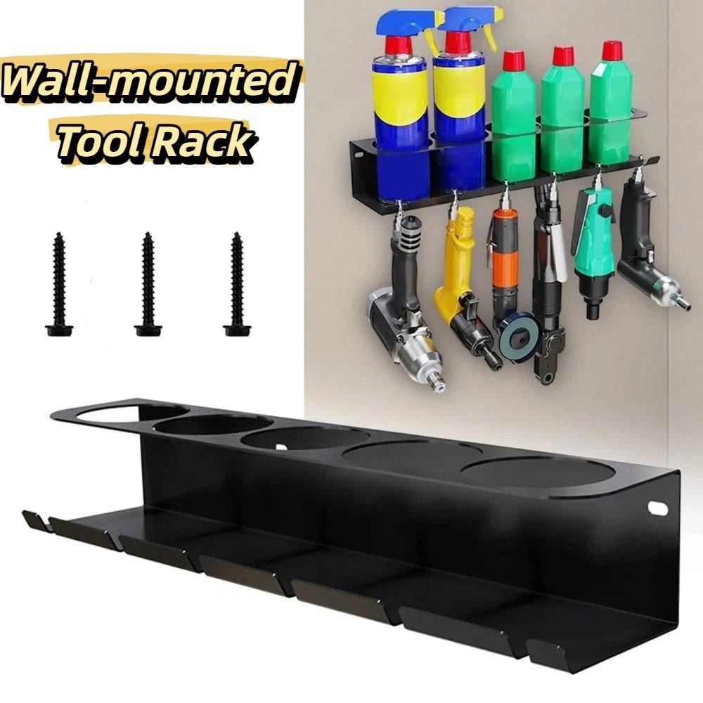 Stable Structure Wall Mounted Aerosol Can Holder Wall Hanging Spray Bottle Organizer Workshop