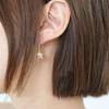 [silver925] Waterdrop Earrings (gold)